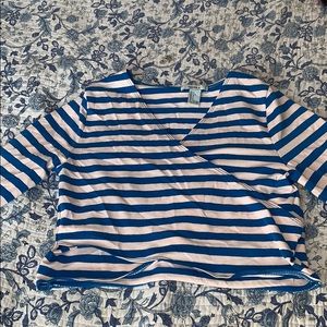 Blue strips long sleeve